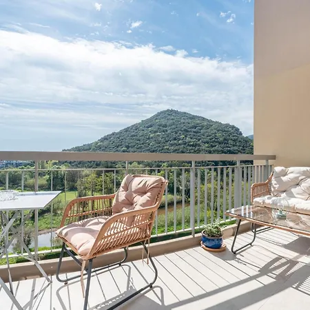 アパート Luxe Vue Et Collines Avec Piscine Mandelieu