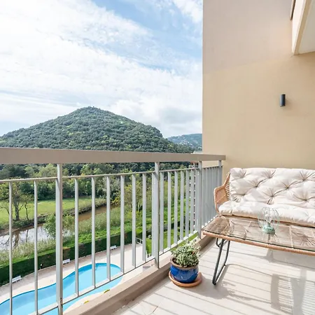 Апартаменты Luxe Vue Et Collines Avec Piscine